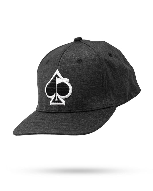 Performance Spade Hat - Charcoal - Pins and Aces