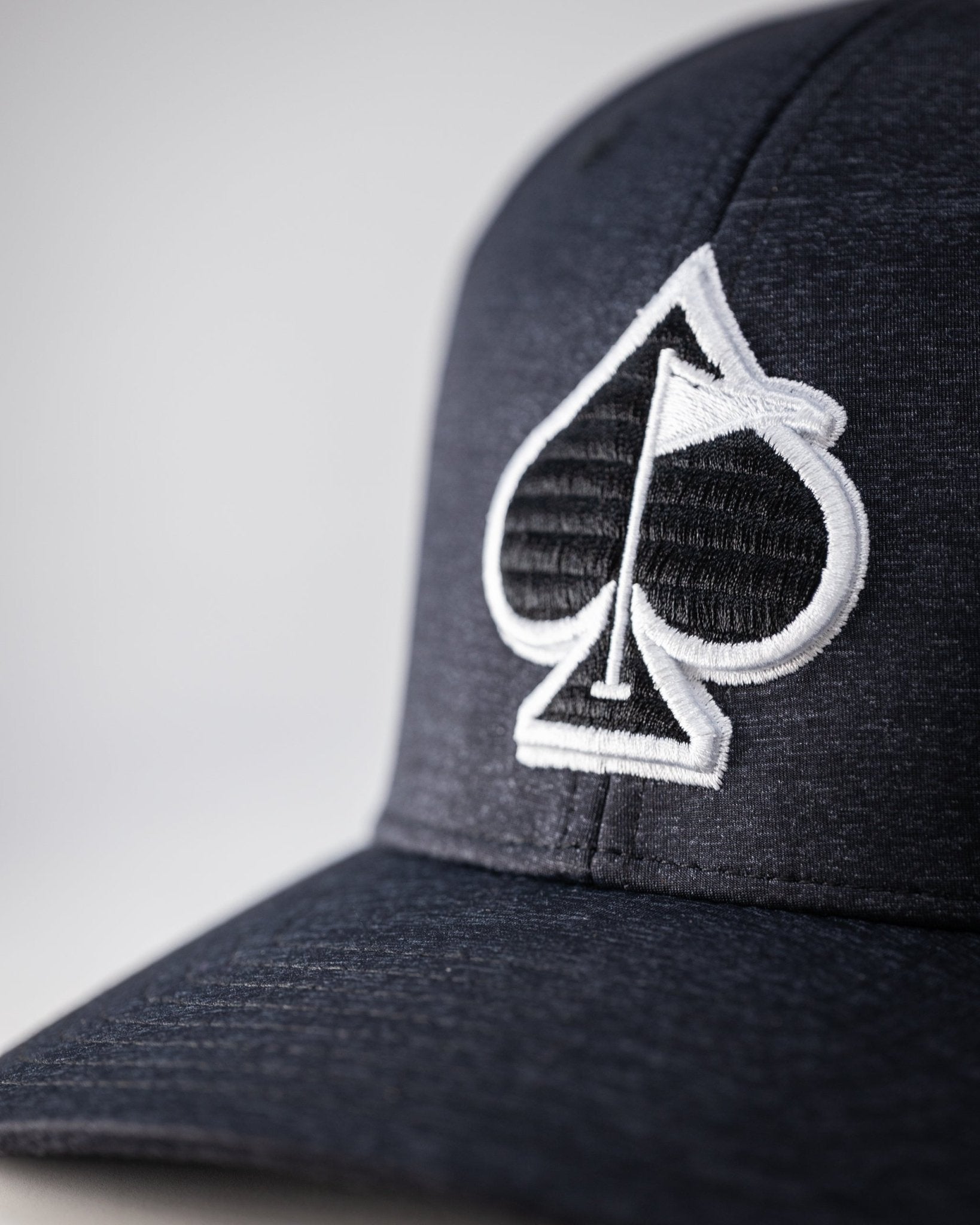 Performance Spade Hat - Charcoal - Pins and Aces