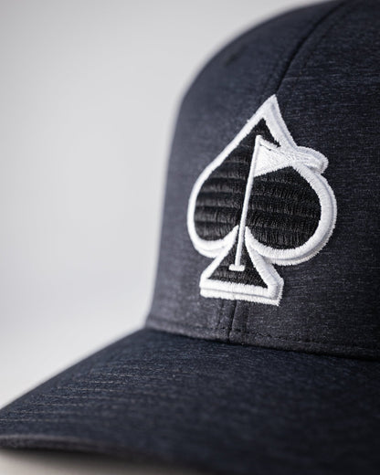 Performance Spade Hat - Charcoal - Pins and Aces