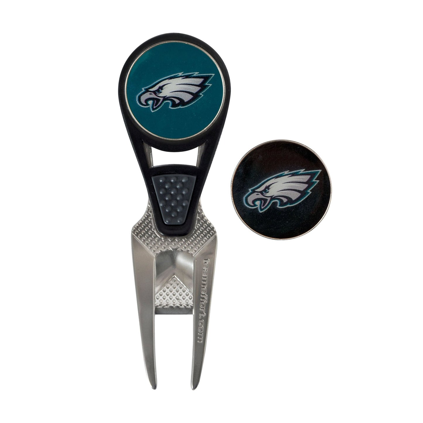 Philadelphia Eagles CVX Ball Mark Repair Tool & 2 Ball Markers |Team Effort - Team Effort