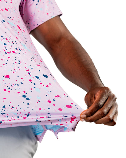 Pink Splatter - Pins and Aces