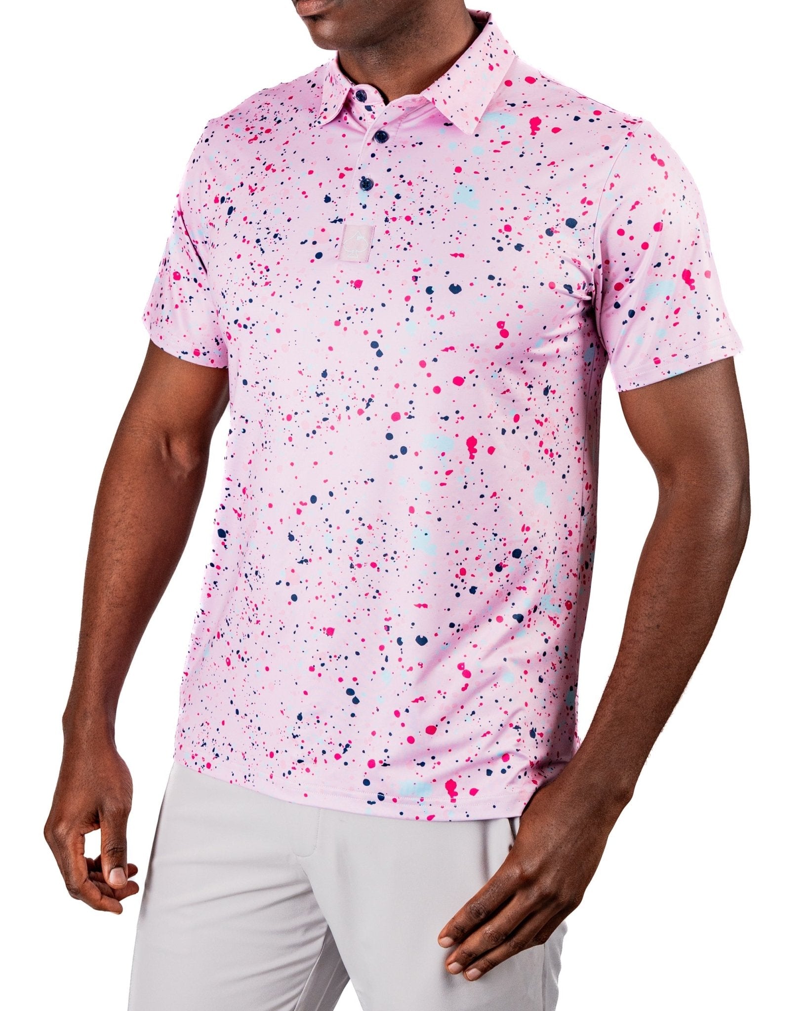 Pink Splatter - Pins and Aces