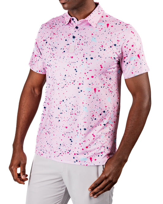 Pink Splatter - Pins and Aces