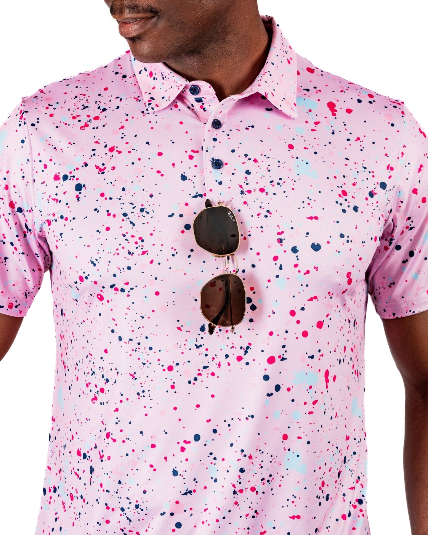 Pink Splatter - Pins and Aces