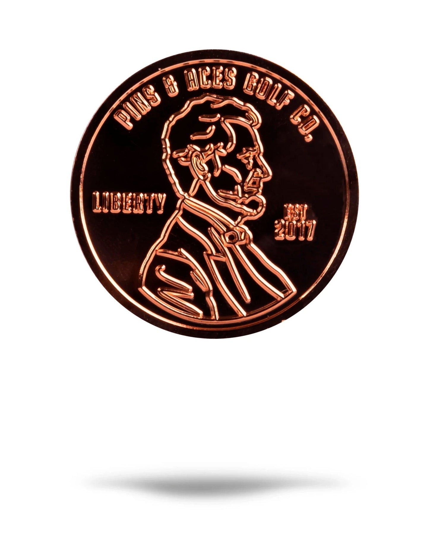Pins & Aces Penny Ball Marker - Pins and Aces