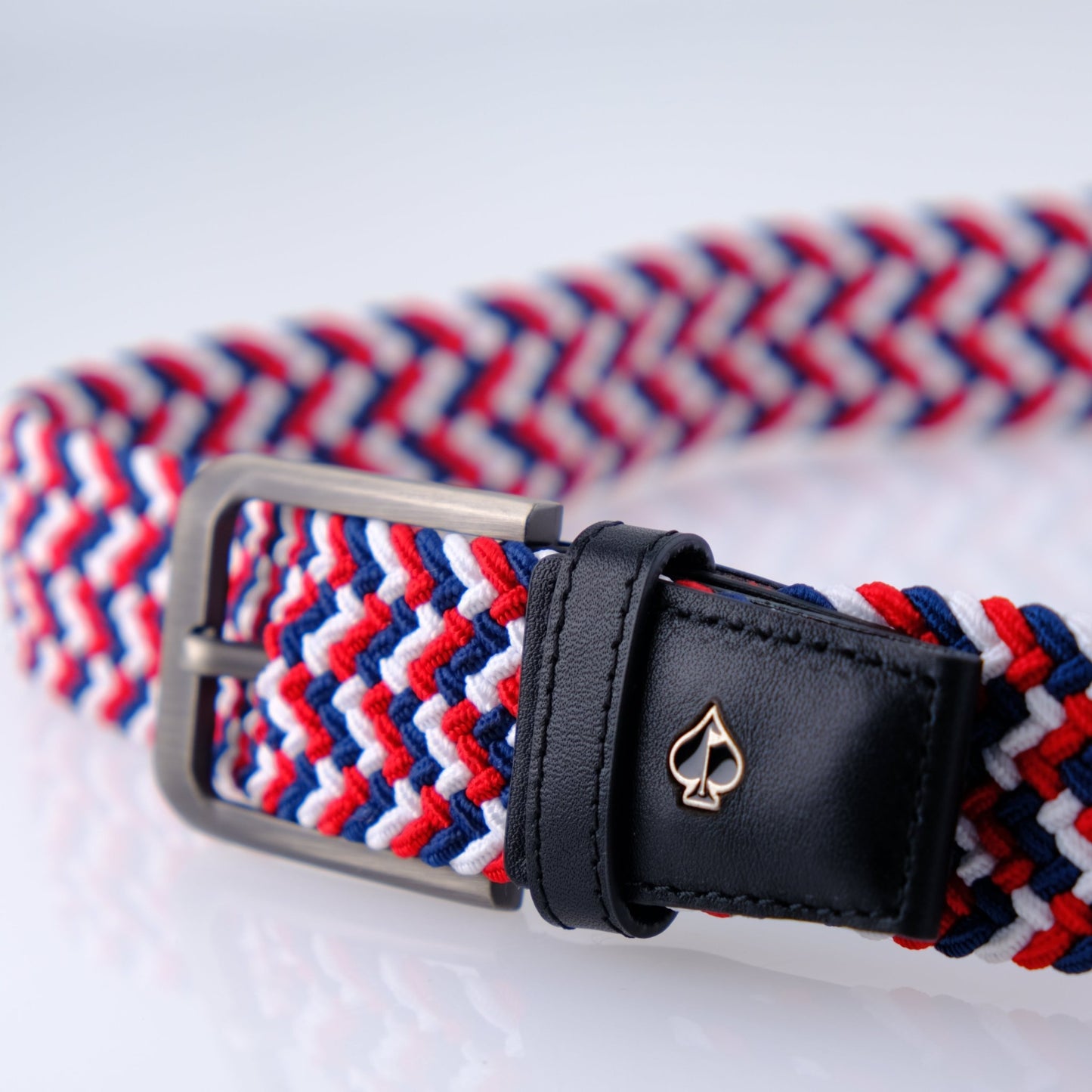 Pins Belt - Red White & Blue - Pins and Aces