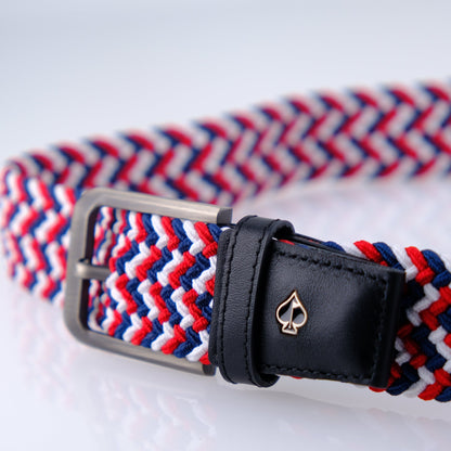 Pins Belt - Red White & Blue - Pins and Aces