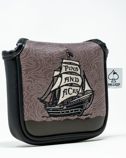 Pirate - Mallet Putter Cover - Pins and Aces