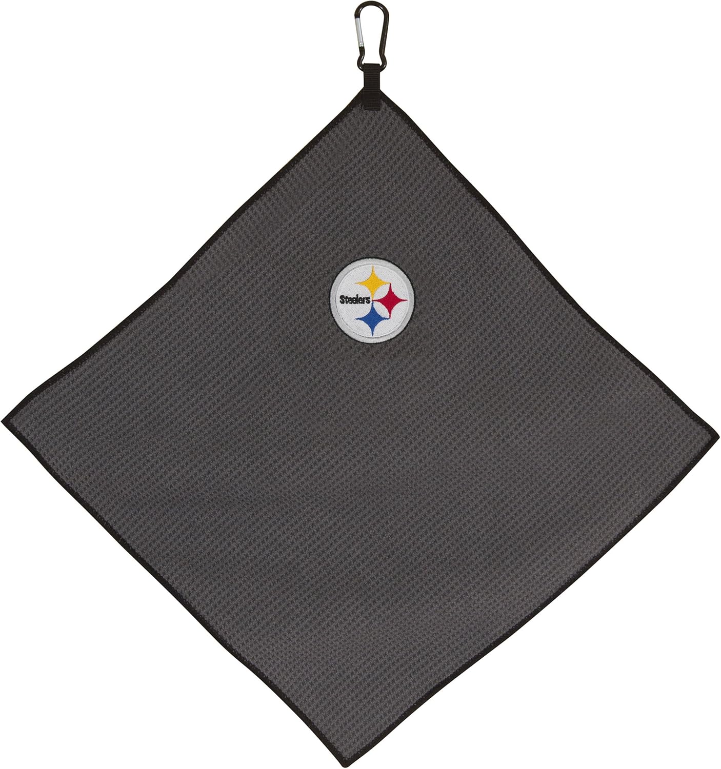 Pittsburgh Steelers 15" x 15" Grey Microfiber Towel |Team Effort - Team Effort