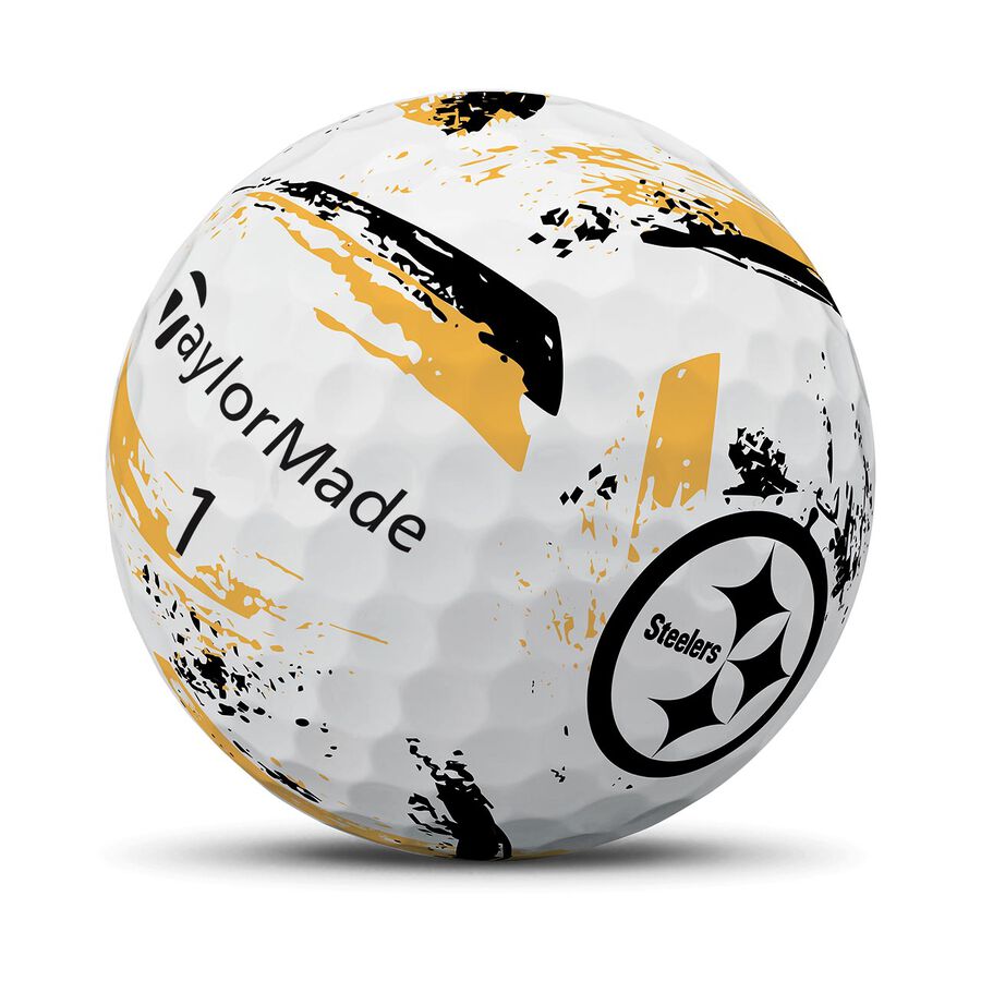 Pittsburgh Steelers SpeedSoft Ink Golf Balls - TaylorMade Team