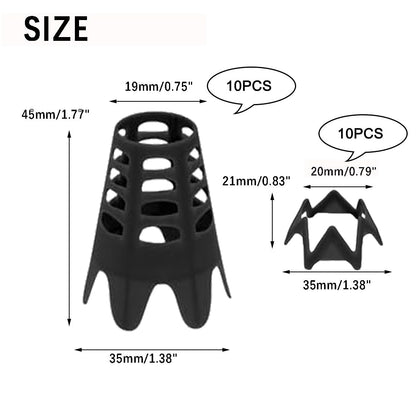 Plastic Golf Tees, 20Pcs Golf Simulator Tees for Home - Pink - 