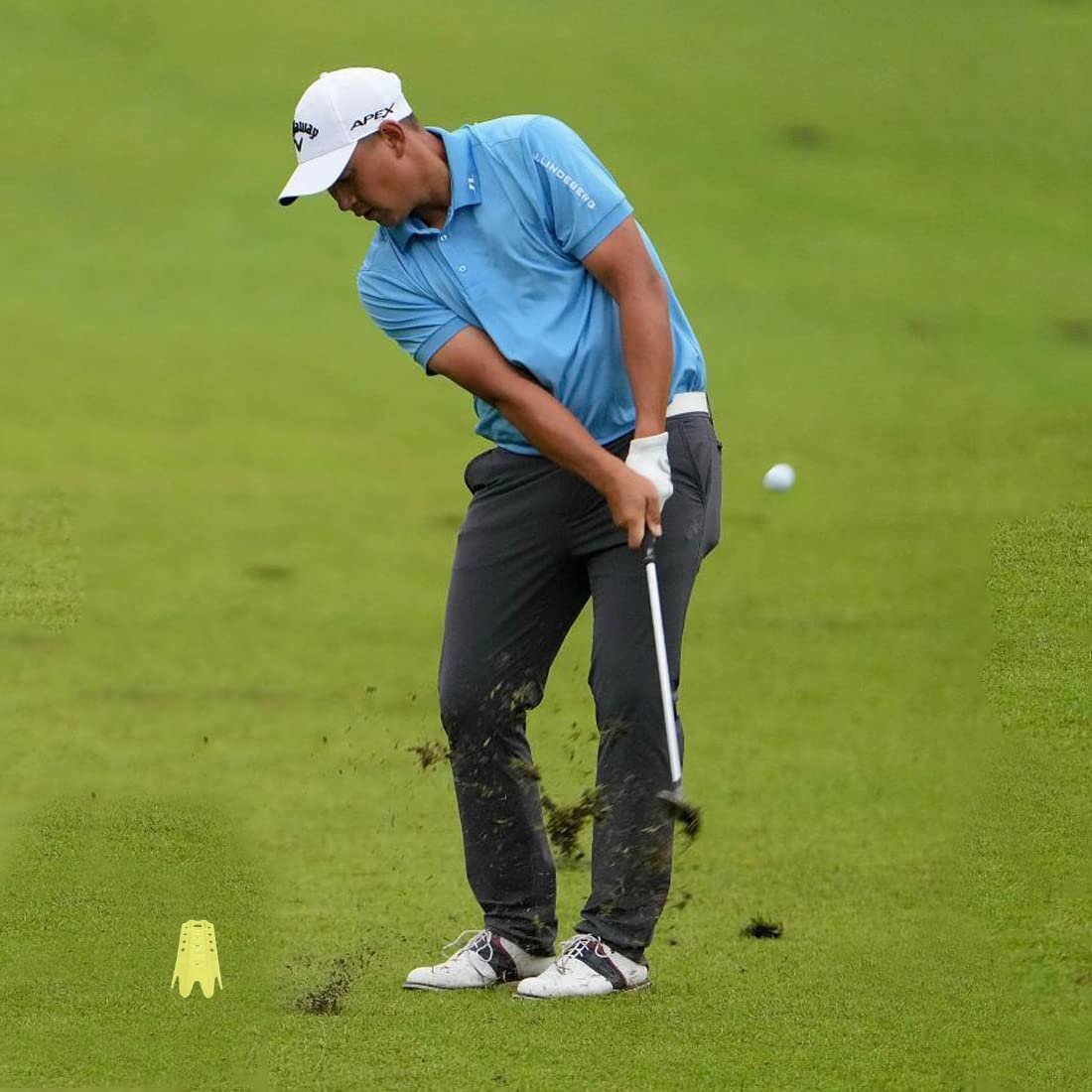 Plastic Golf Tees, 20Pcs Golf Simulator Tees for Home - Pink - 