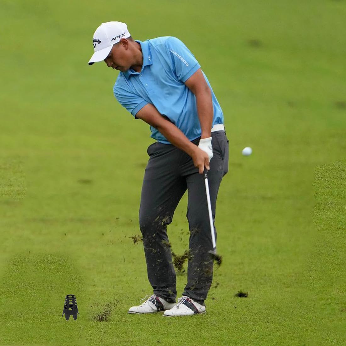 Plastic Golf Tees, 20Pcs Golf Simulator Tees for Home - Pink - 