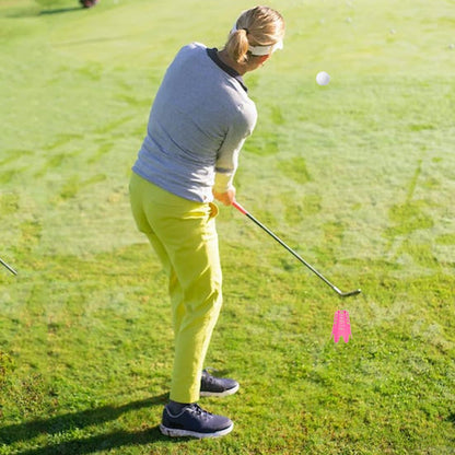 Plastic Golf Tees, 20Pcs Golf Simulator Tees for Home - Pink - 