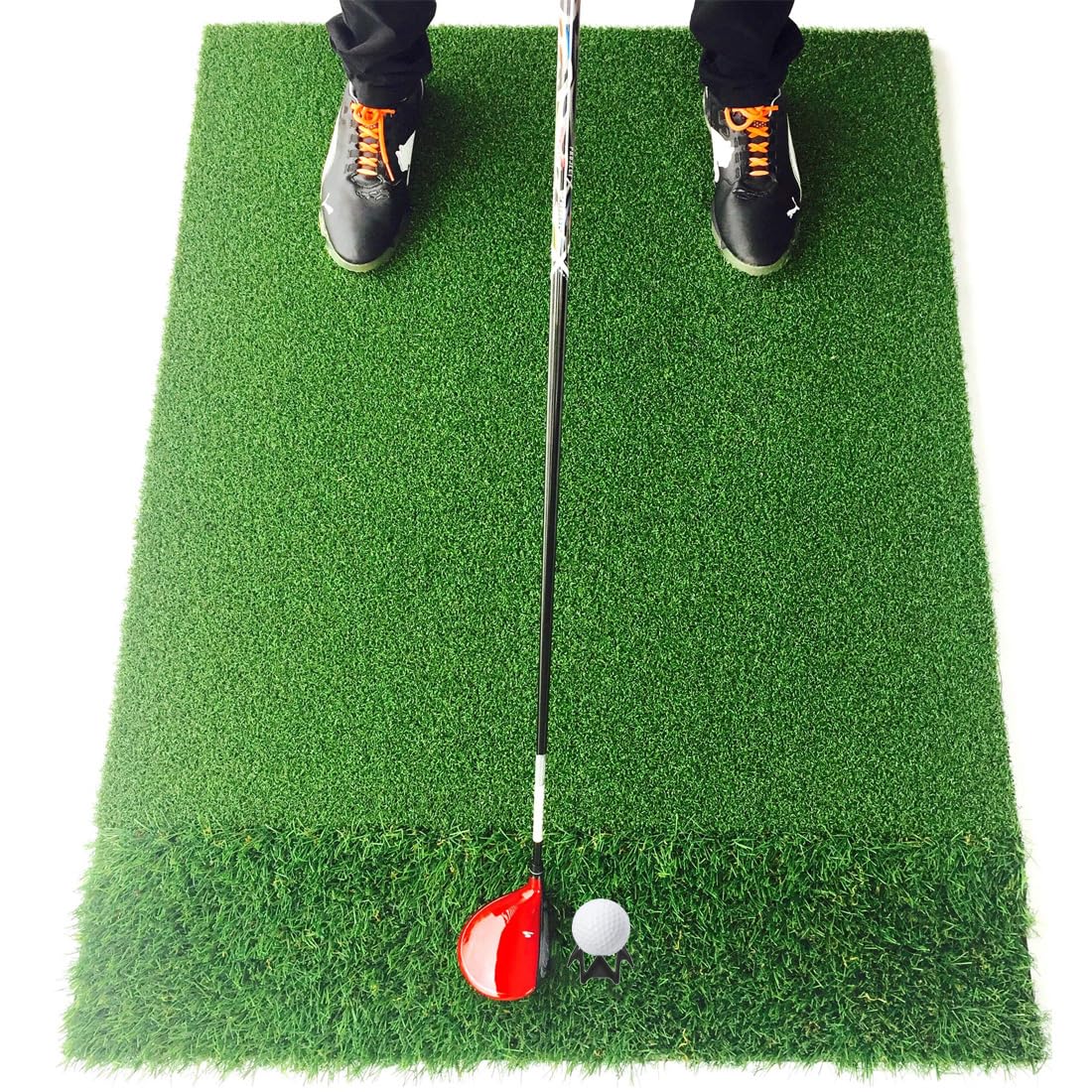 Plastic Golf Tees, 20Pcs Golf Simulator Tees for Home - Pink - 