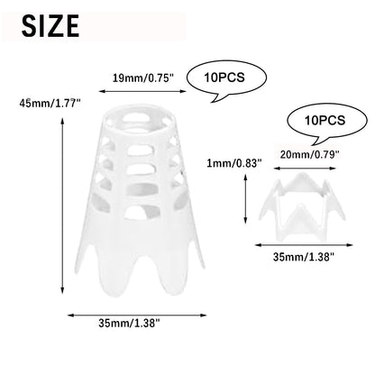 Plastic Golf Tees, 20Pcs Golf Simulator Tees for Home - Pink - 