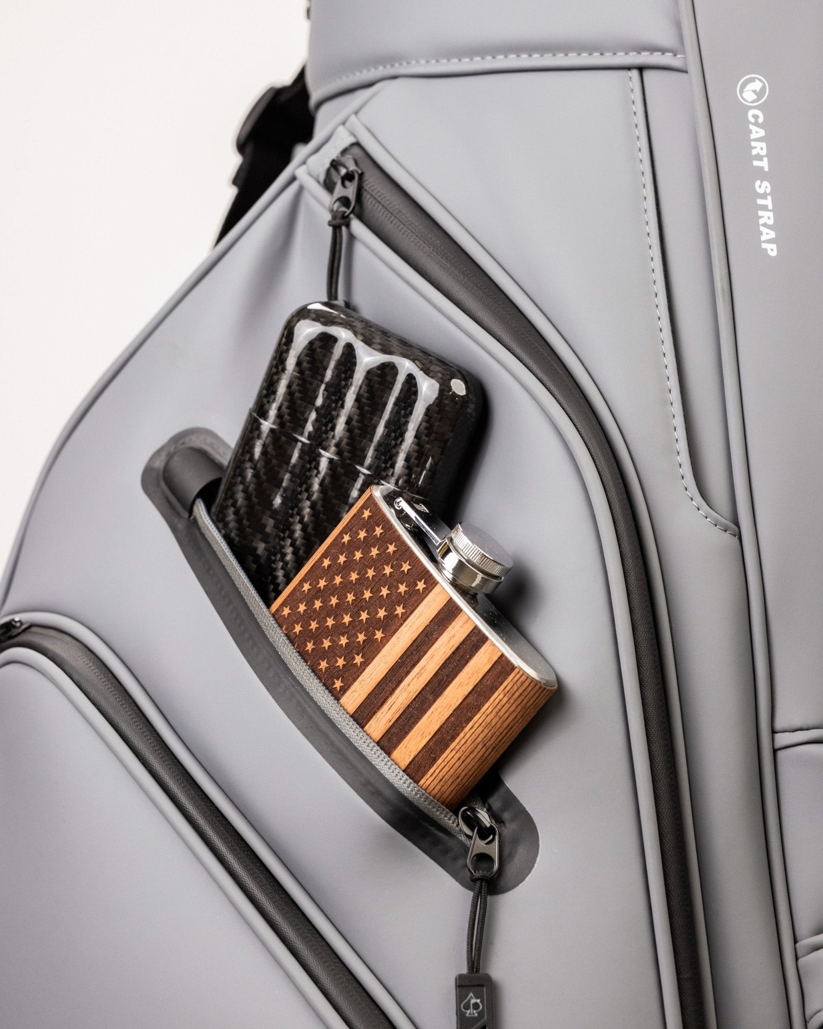 Player Preferred™ Cart Bag - Flat Ash - Pins and Aces
