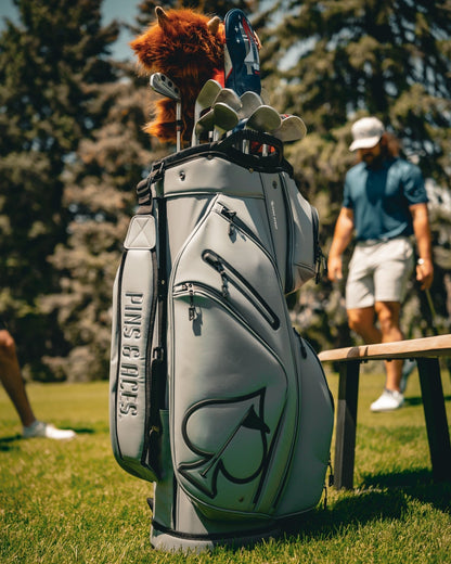 Player Preferred™ Cart Bag - Flat Ash - Pins and Aces