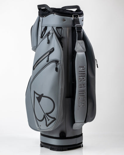 Player Preferred™ Cart Bag - Flat Ash - Pins and Aces