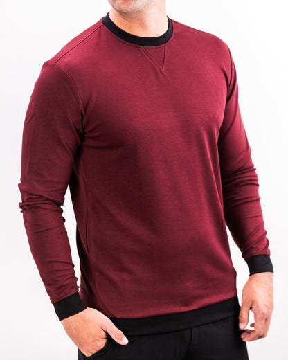 Player Preferred™ Crewneck - Merlot - Pins and Aces