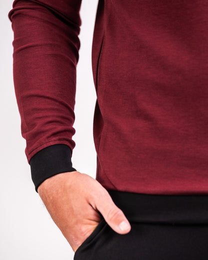 Player Preferred™ Crewneck - Merlot - Pins and Aces