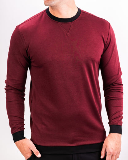 Player Preferred™ Crewneck - Merlot - Pins and Aces