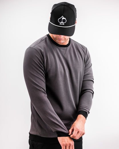 Player Preferred™ Crewneck - Slate Grey - Pins and Aces