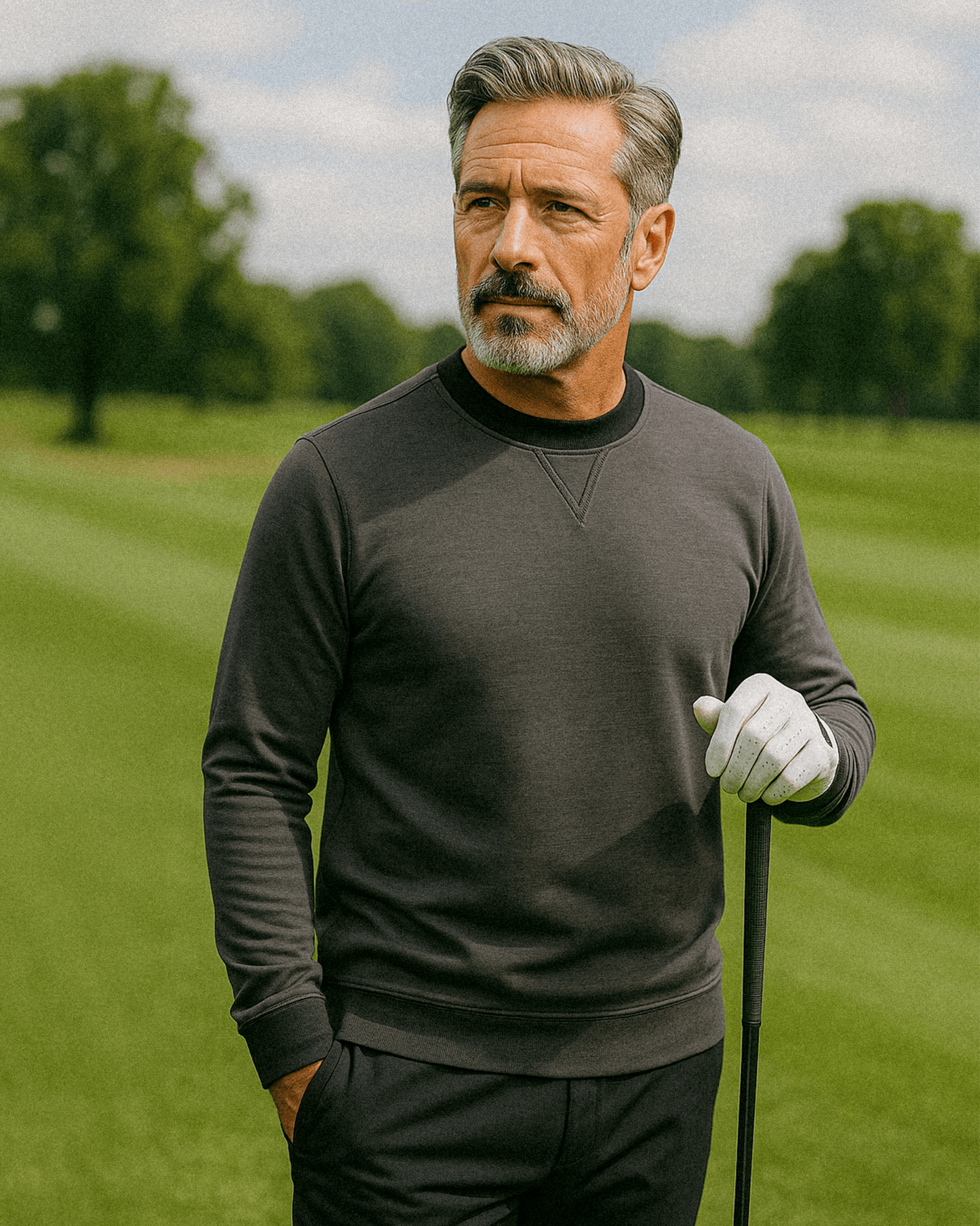 Player Preferred™ Crewneck - Slate Grey - Pins and Aces