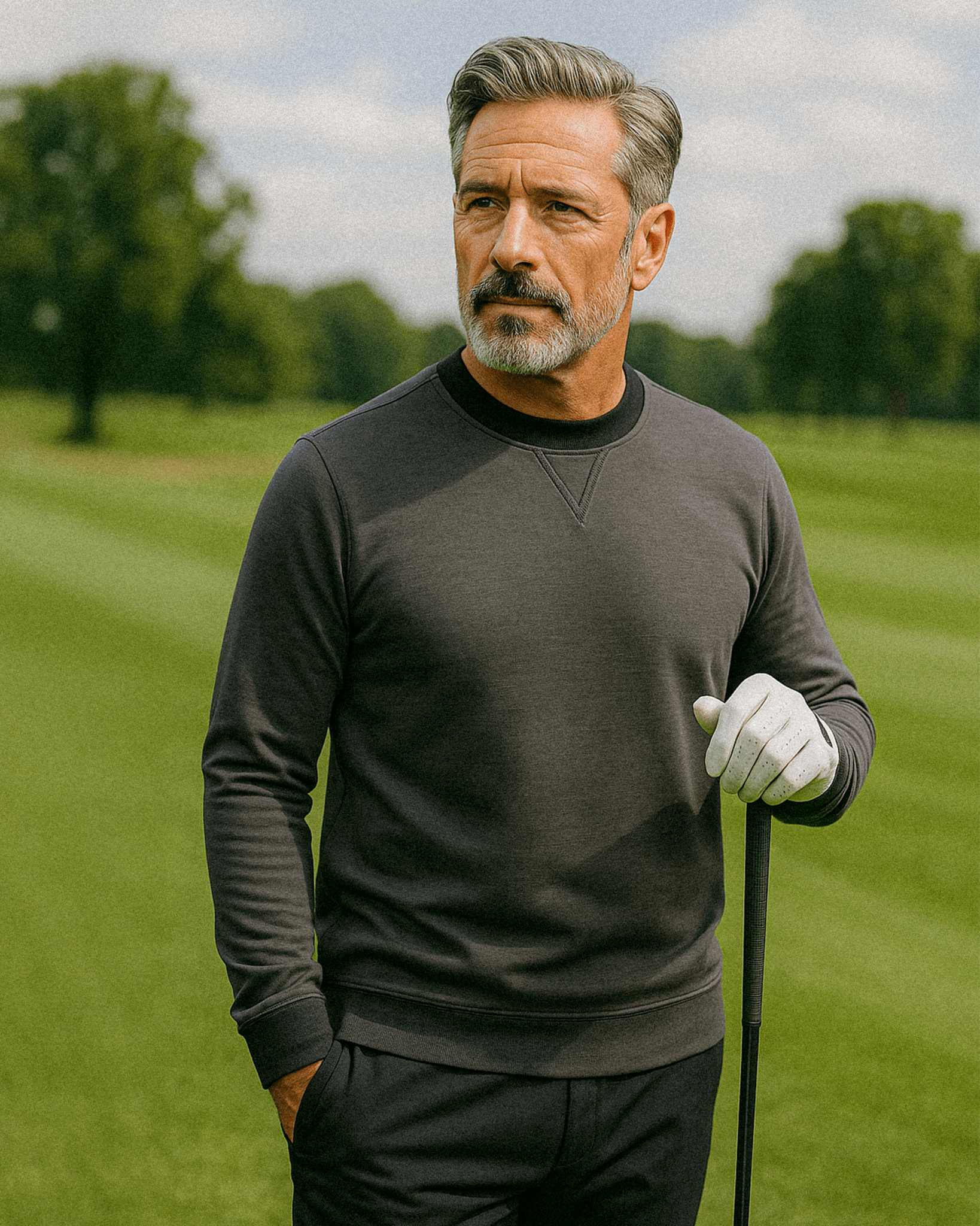 Player Preferred™ Crewneck - Slate Grey - Pins and Aces