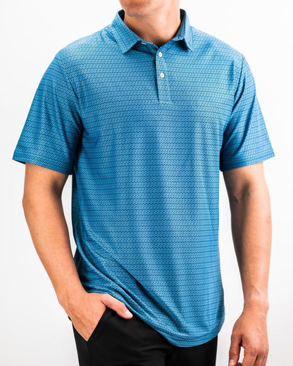 Player Preferred™ Polo - Ocean Spade - Pins and Aces