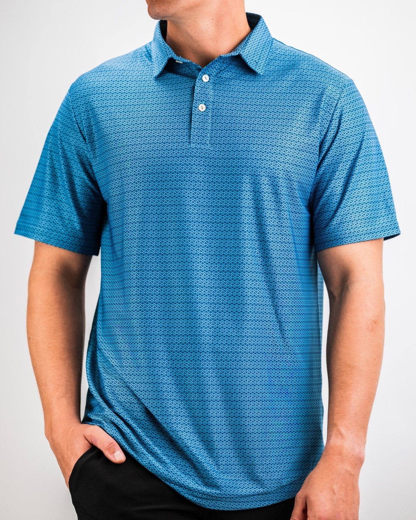 Player Preferred™ Polo - Ocean Spade - Pins and Aces