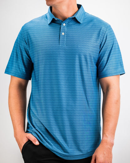 Player Preferred™ Polo - Ocean Spade - Pins and Aces