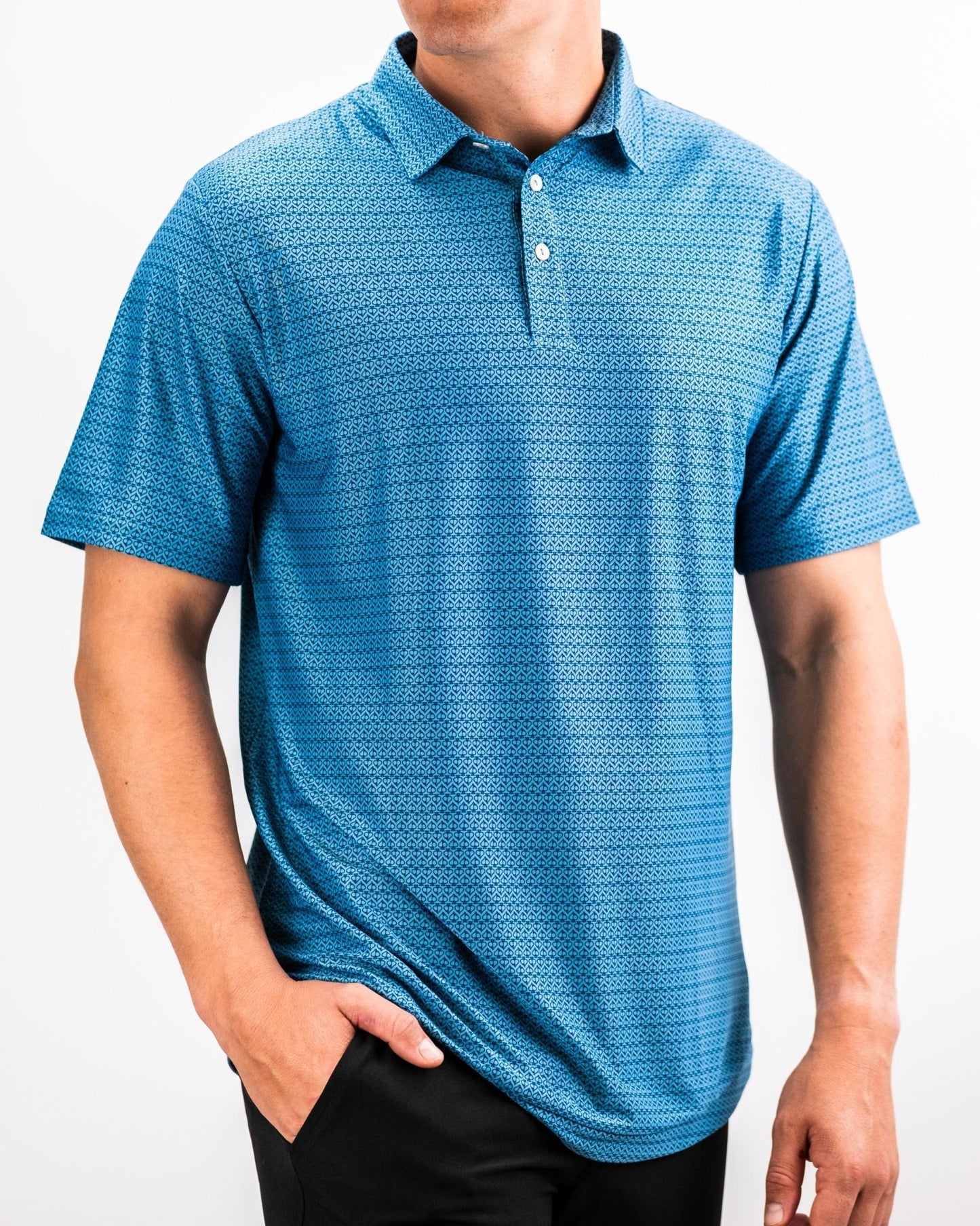 Player Preferred™ Polo - Ocean Spade - Pins and Aces