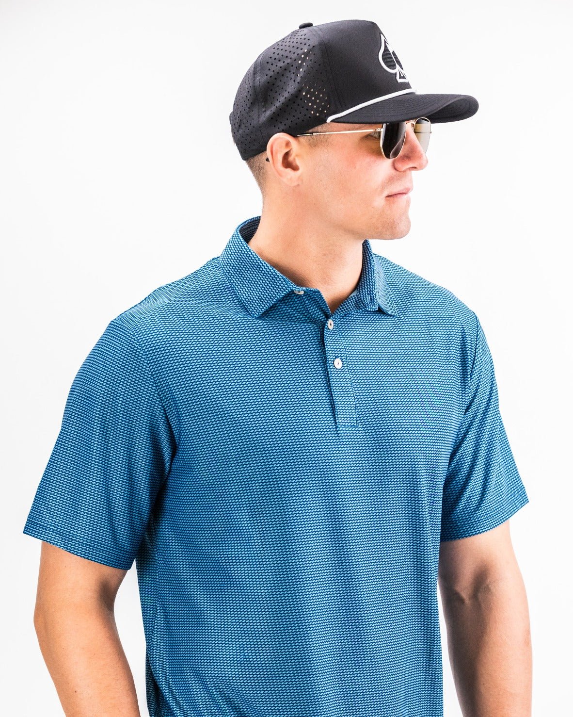 Player Preferred™ Polo - Ocean Wave - Pins and Aces