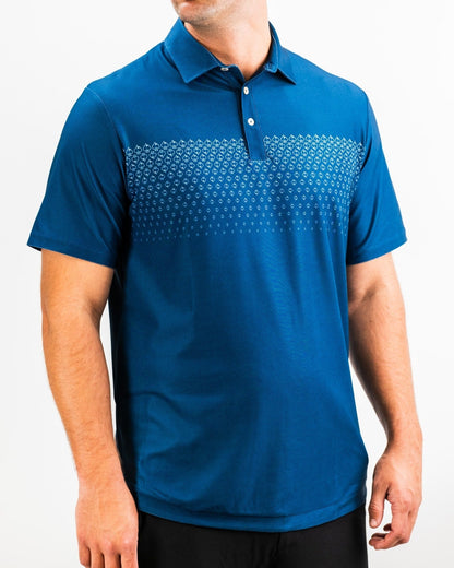 Player Preferred™ Polo - Spade Fade - Navy - Pins and Aces