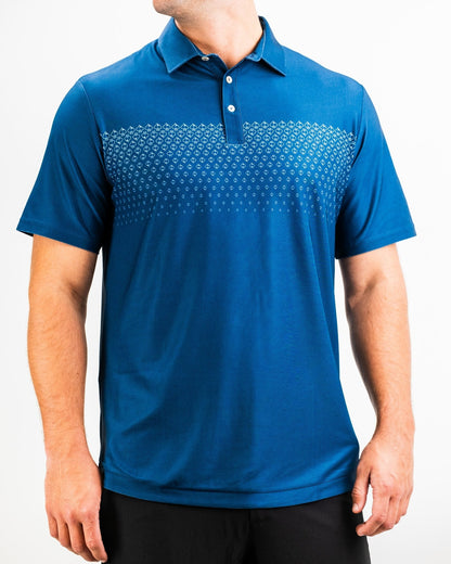 Player Preferred™ Polo - Spade Fade - Navy - Pins and Aces