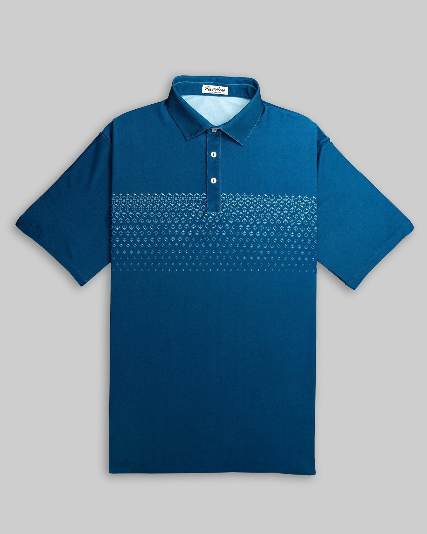 Player Preferred™ Polo - Spade Fade - Navy - Pins and Aces
