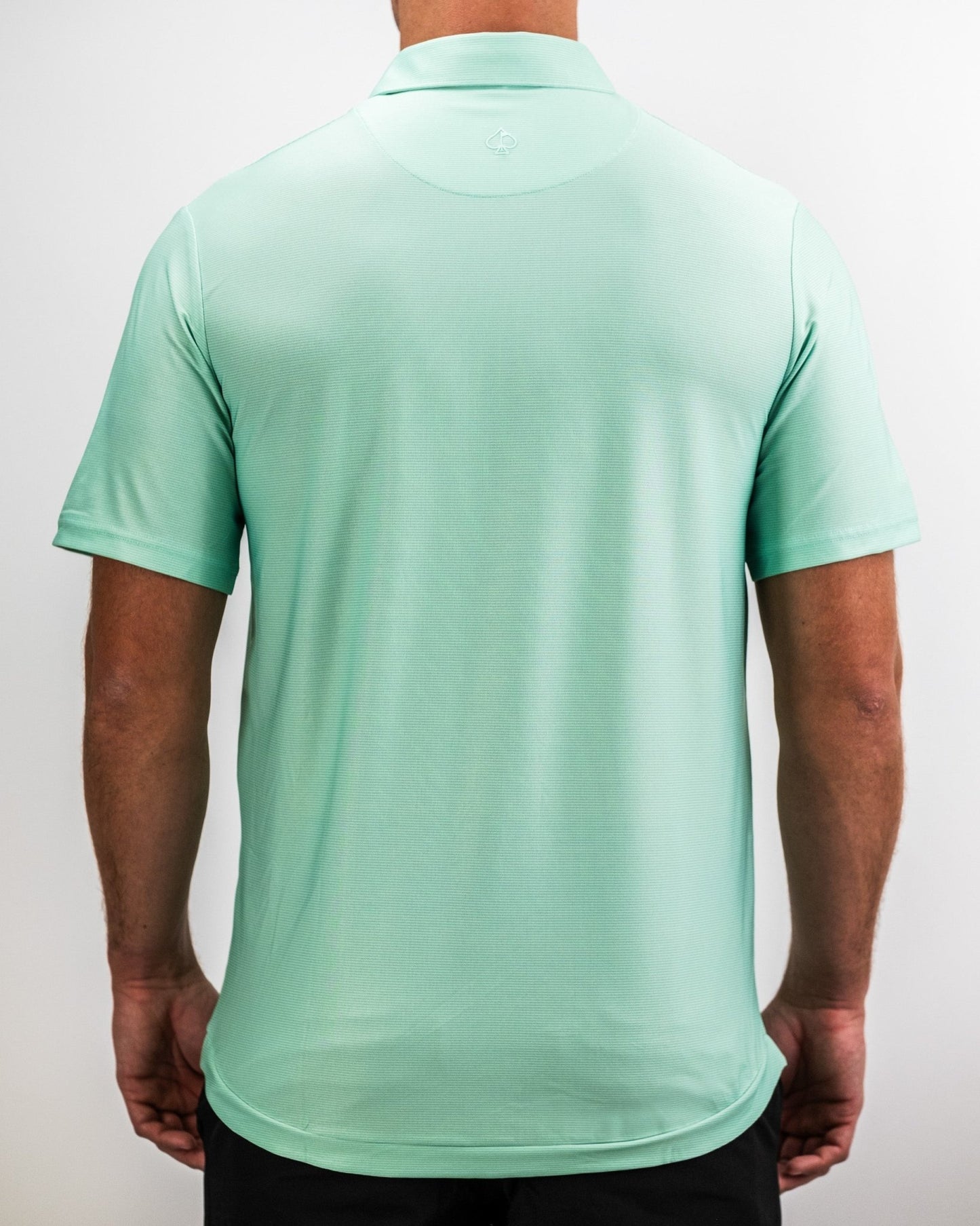 Player Preferred™ Polo - Spearmint Stripes - Pins and Aces