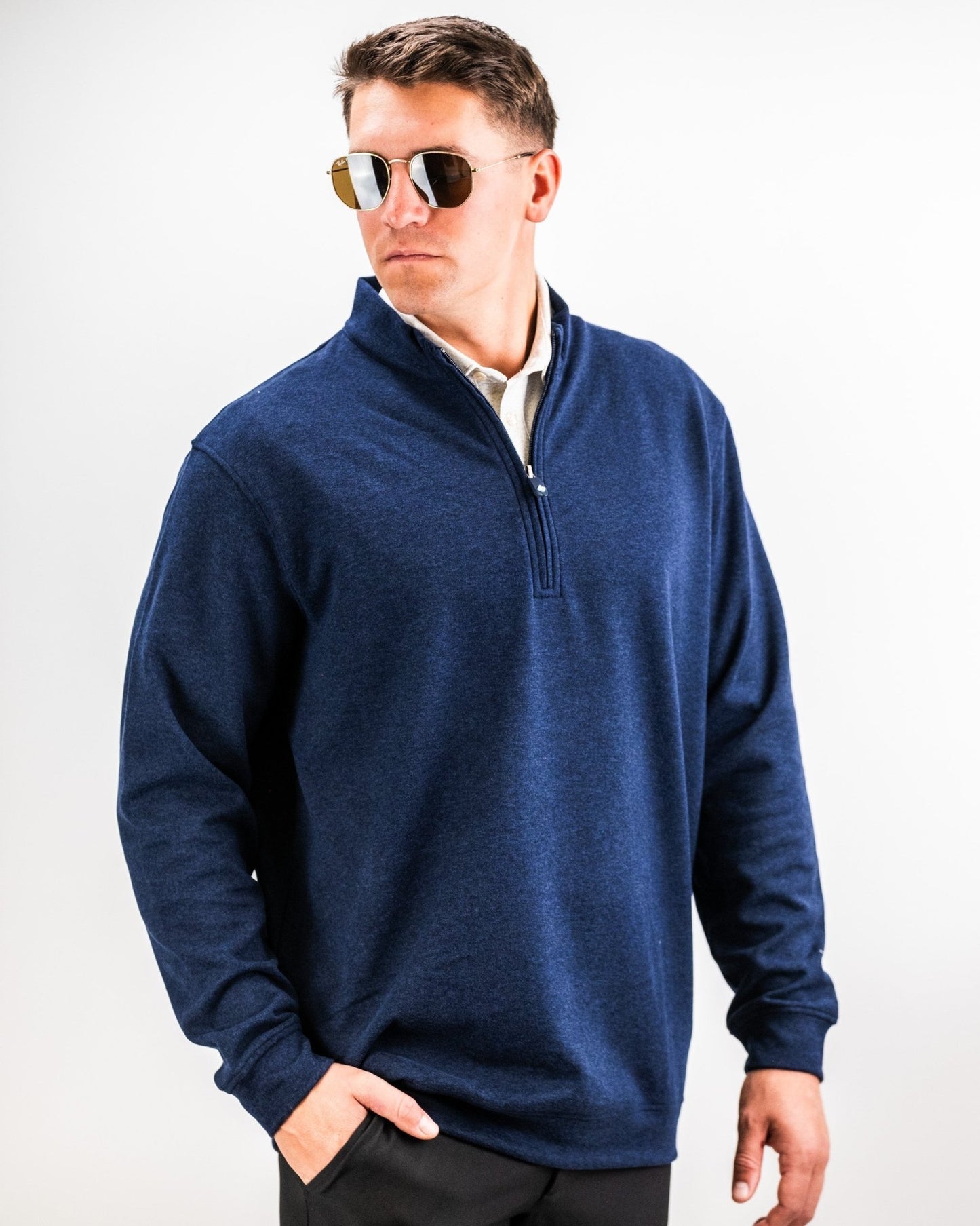 Player Preferred™ Pullover - Heathered Navy - Pins and Aces