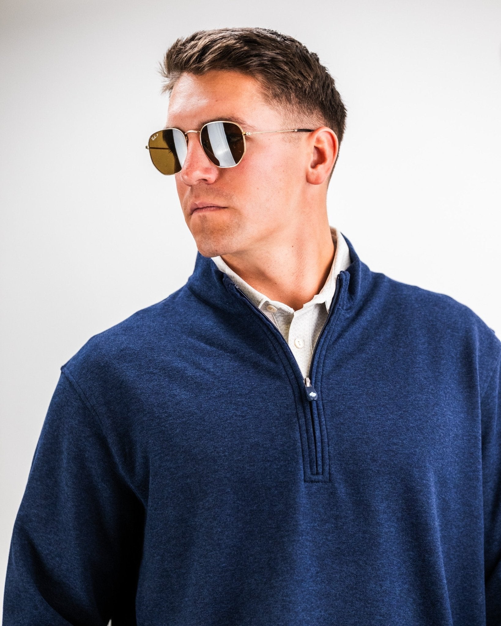 Player Preferred™ Pullover - Heathered Navy - Pins and Aces