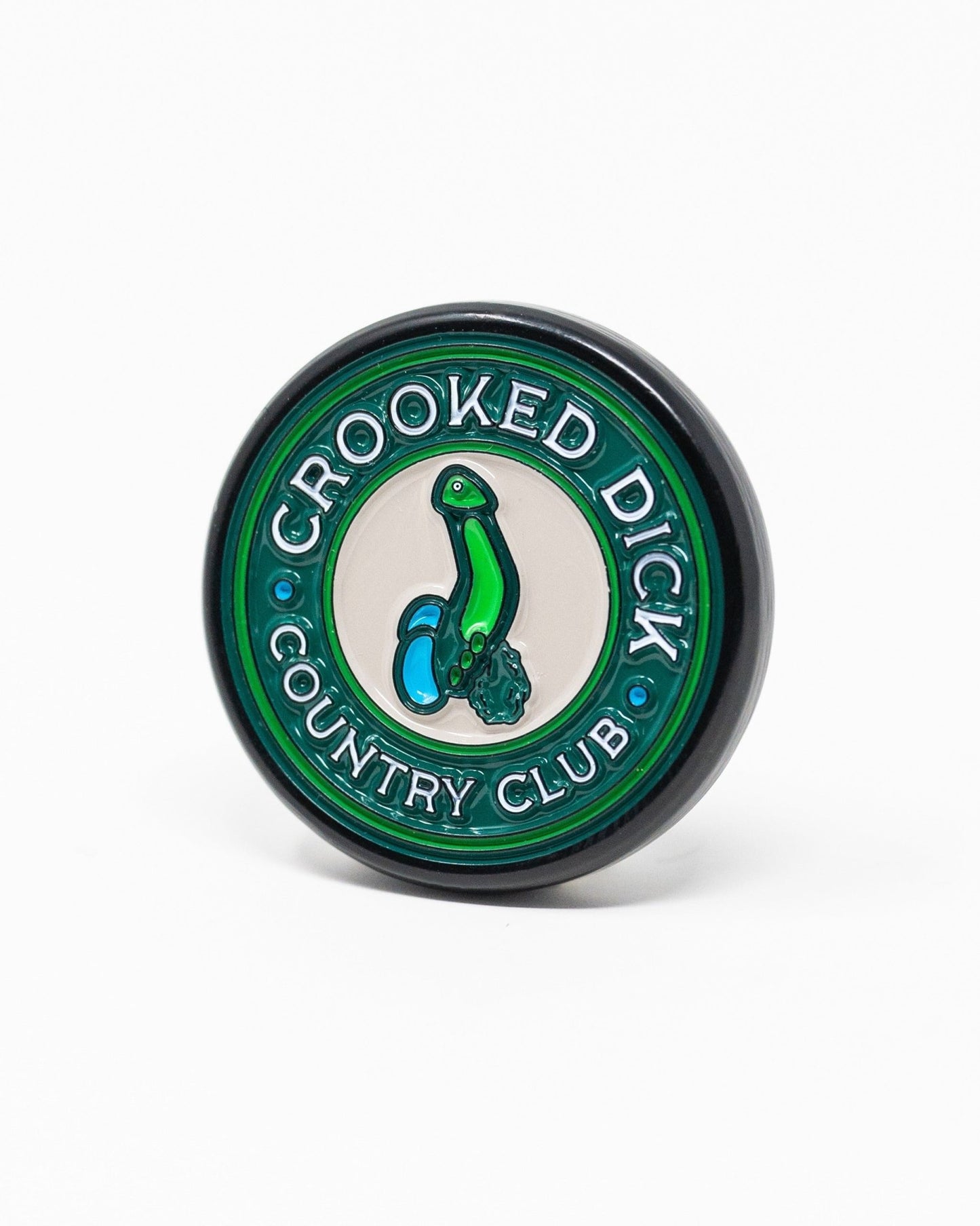 Pop Out Medallion Ball Marker - Crooked Dick - Pins and Aces