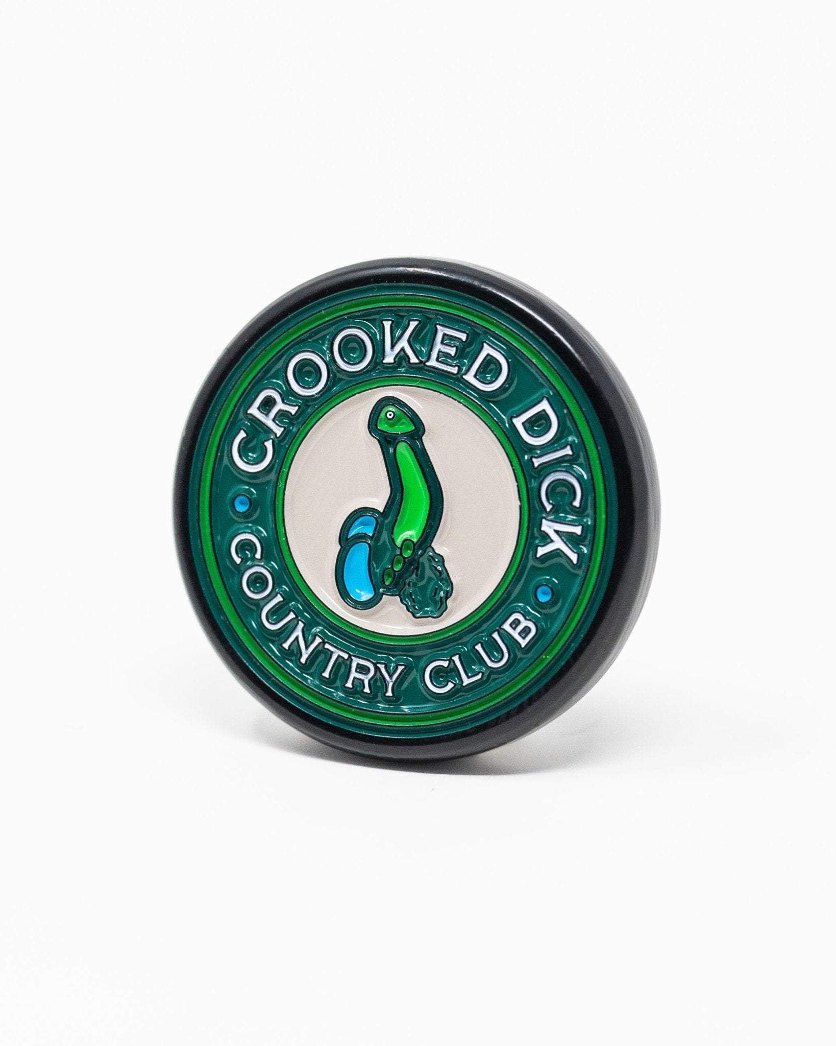 Pop Out Medallion Ball Marker - Crooked Dick - Pins and Aces