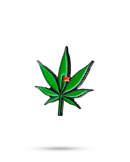 Pot Leaf Ball Marker - Pins and Aces