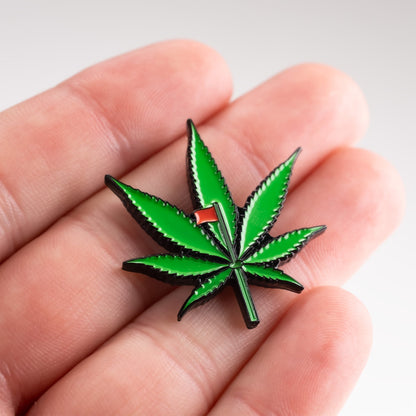 Pot Leaf Ball Marker - Pins and Aces