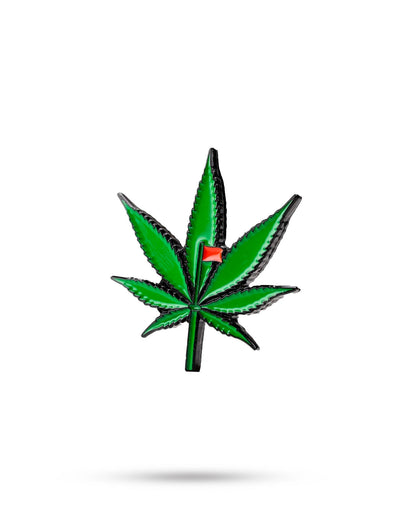 Pot Leaf Ball Marker - Pins and Aces