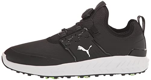 Puma Golf Men's Ignite Articulate Golf Shoe - 7.5 - High Rise - puma Silver - navy Blazer