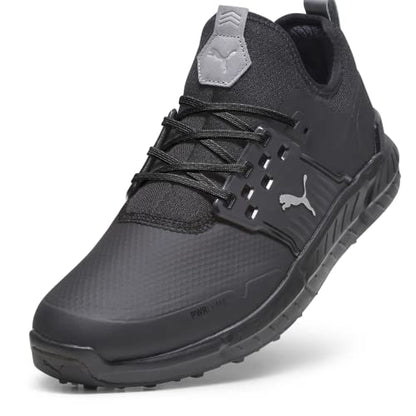 Puma Golf Men's Ignite Articulate Golf Shoe - 7.5 - High Rise - puma Silver - navy Blazer