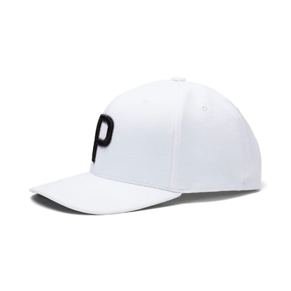 PUMA Golf Men's P Hat - One Size - Bright White