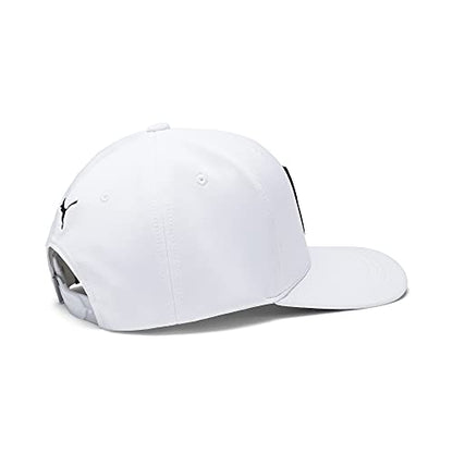 PUMA Golf Men's P Hat - One Size - Bright White
