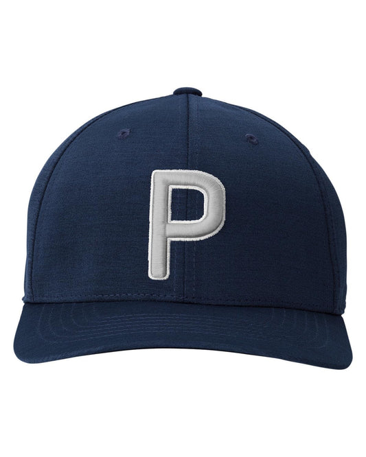 PUMA Golf Men's P Hat - One Size - Navy Blazer